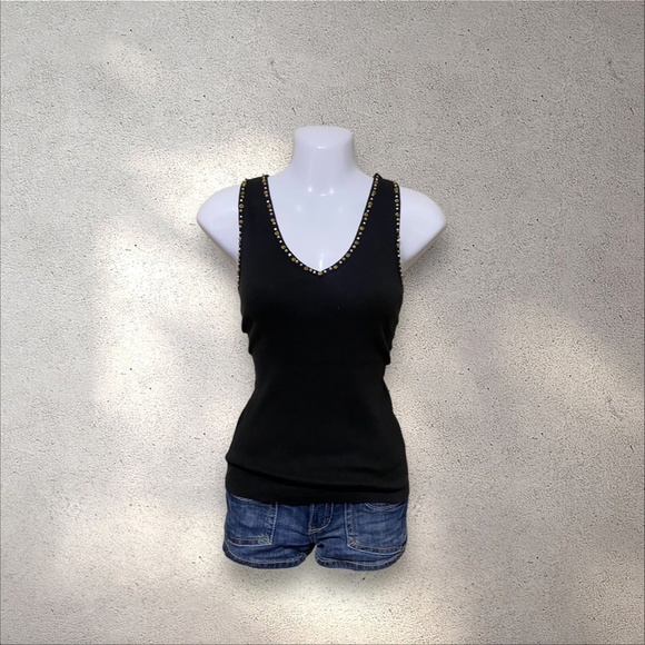 Energie Las Vegas Rhinestone Tank Top - Picture 3 of 3